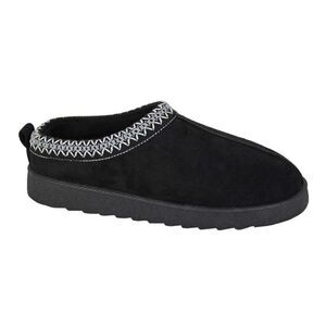 Cipriata Womens/Ladies Dana Microsuede Mule Slippers / Black
